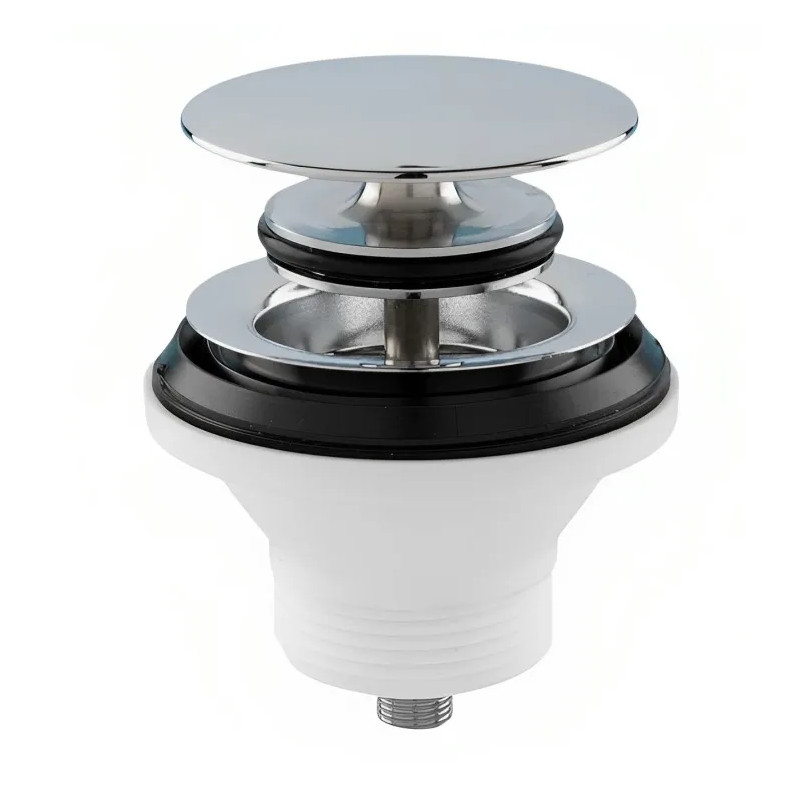 Wastafelafvoer met "Geen probleem" drukafsluitplug, 1"1/2 (40 x 49)
