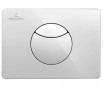 Villeroy & Boch E100 WC bedieningsplaat voor 100S dual flush, wit