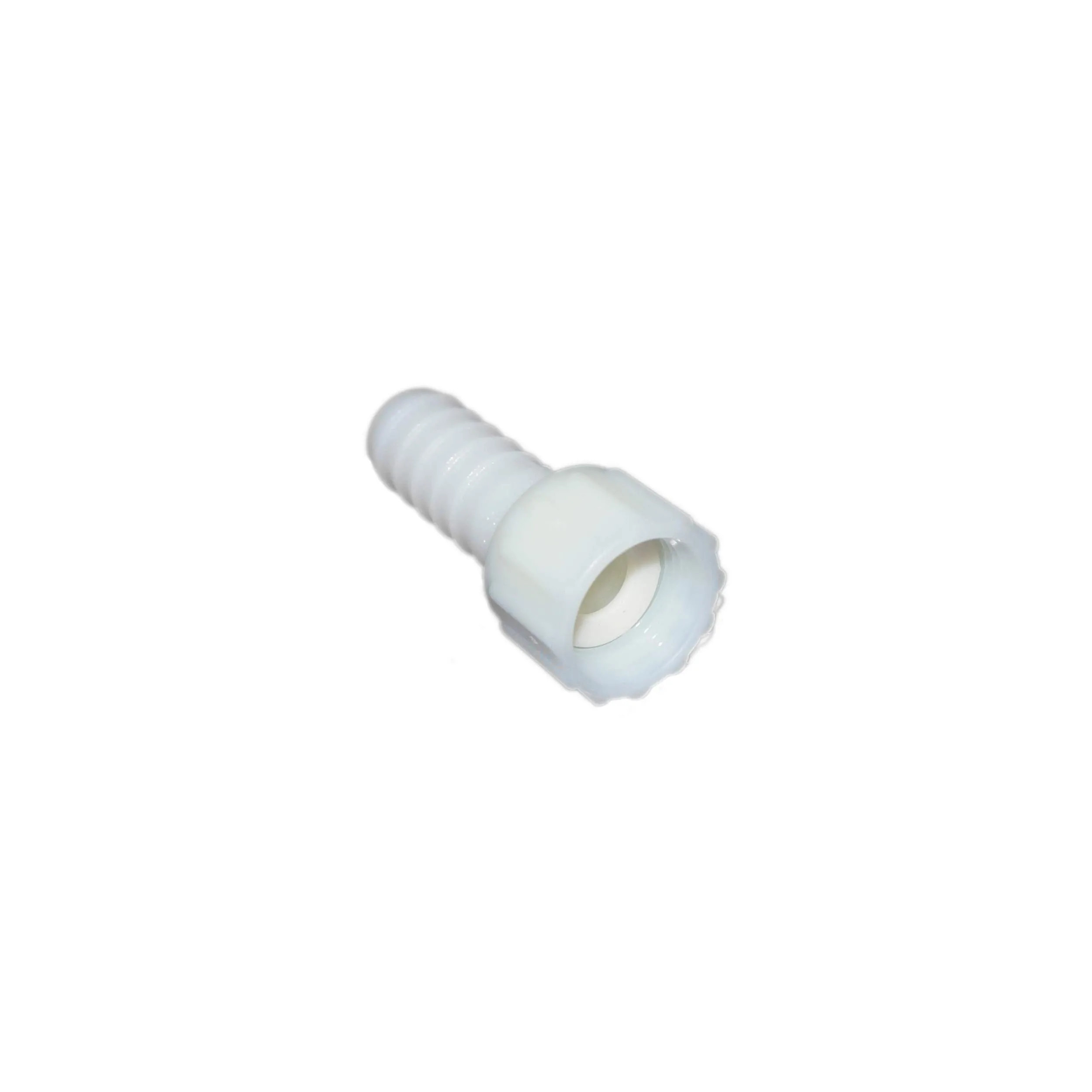 RACCORD CANNELE POLYAMIDE ECROU LIBRE FEMELLE 8X13 POUR TUYAU 7MM