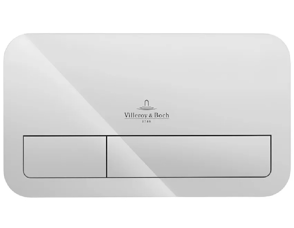 Villeroy & Boch ViConnect bedieningspaneel voor 200S toilet met dubbel volume, wit