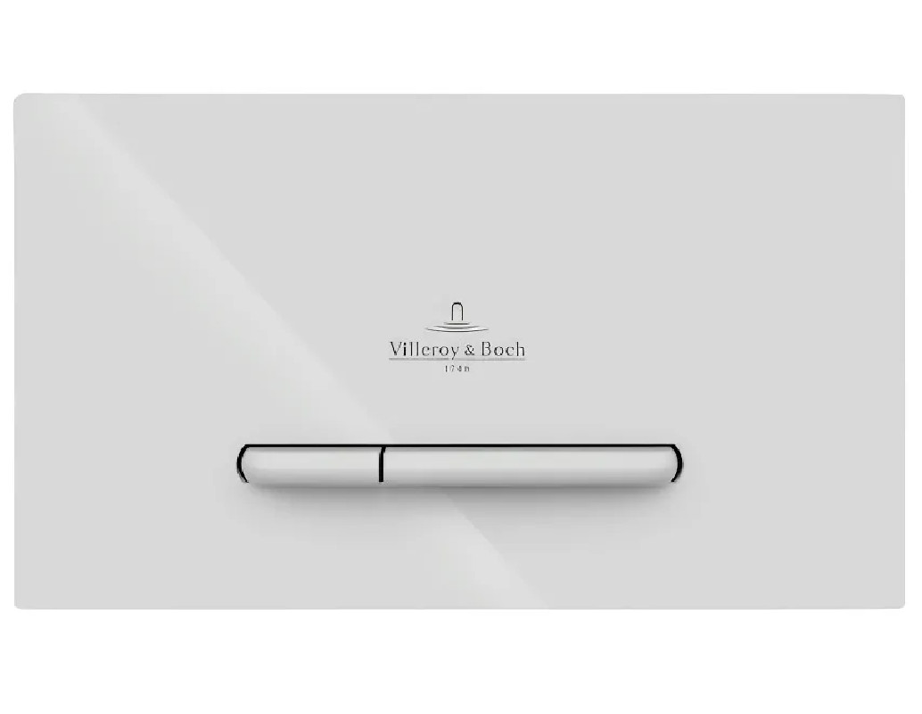 Villeroy & Boch 300S ViConnect flush plate for WC 200S dual flush, white
