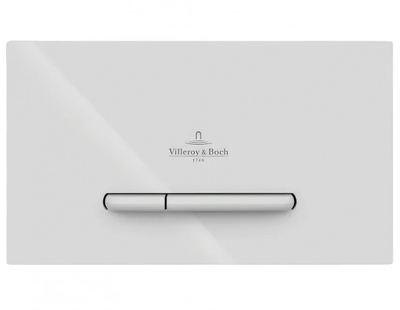 Betätigungsplatte WC Villeroy & Boch 300S ViConnect für WC 200S Doppelvolumen, weiß