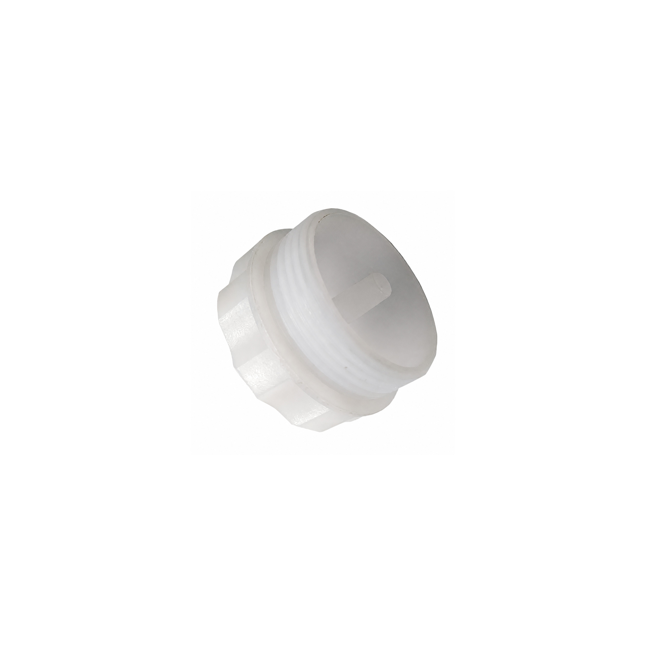 Tappo bianco per la valvola di ritorno del collettore VELTA "Compact".