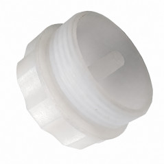 Tappo bianco per la valvola di ritorno del collettore VELTA "Compact".