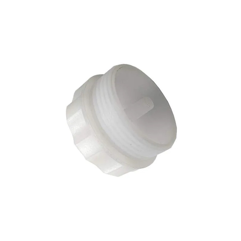 Witte plug voor VELTA "Compact" verdeelretourventiel .