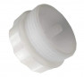Witte plug voor VELTA "Compact" verdeelretourventiel .