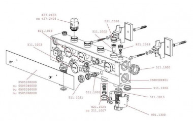 Manual air vent in 12x17 or 3/8" for "Compact" VELTA manifold.