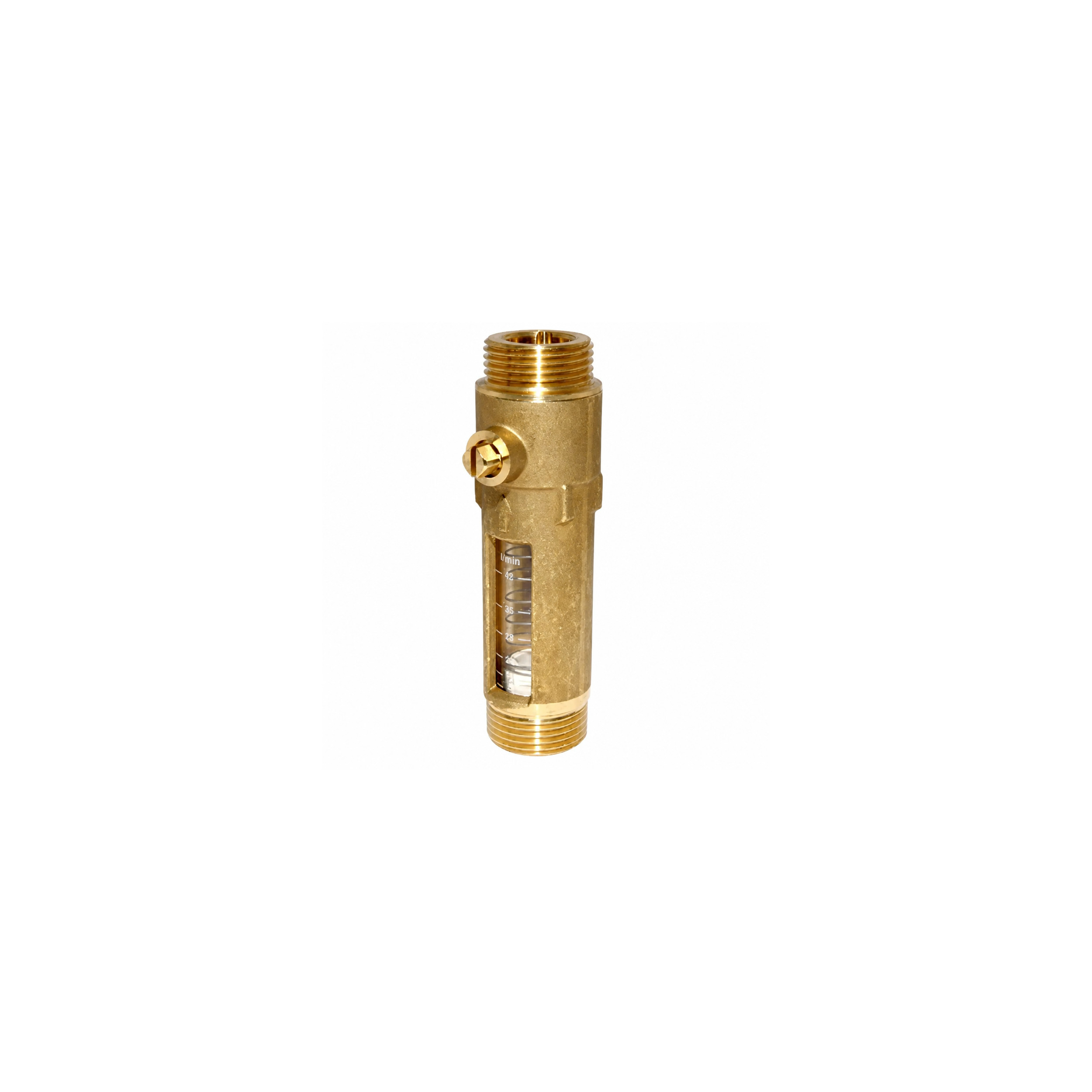Débitmètre DFM mâle/mâle en 26x34 ou 1", 5 à 42 L/min. VELTA 80978