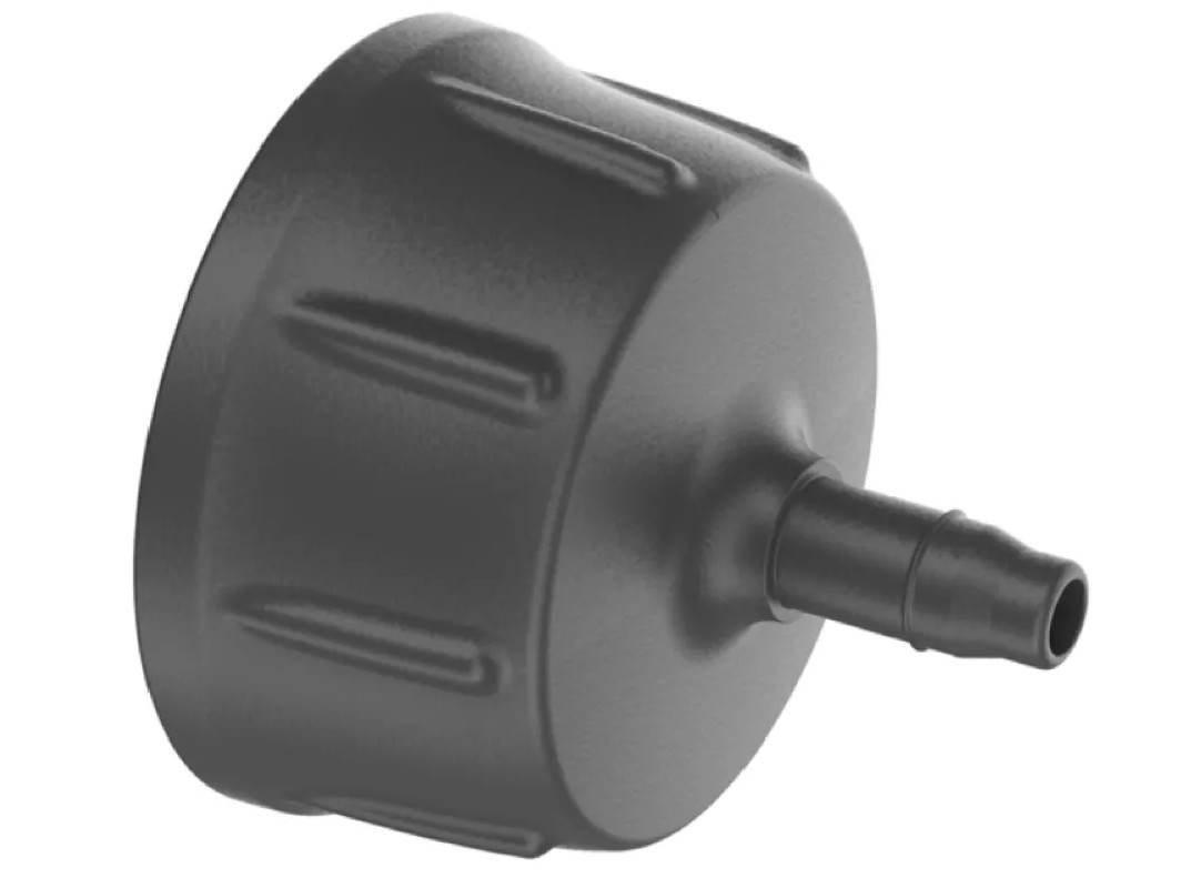 Kraanneus aansluiting 3/4" (20x27) voor druppelirrigatie tuinslang 4.6 mm