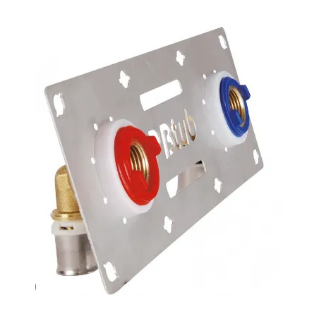 16mm diameter multi-layer fixing kit for wall-mounted taps.