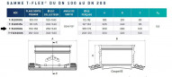 T FLEX 150/160 tapmof voor buizen van 250 tot 540 mm