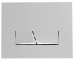 Inbouw WC-bedieningsplaat SIAMP INGENIO Pyramad tweevoudig, chroom