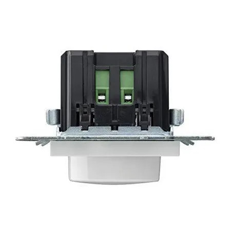 Two-wire rotary dimmer for flush-mounting.