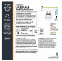 Inbouw draaibare dimmer met twee draden. Inbouw draaibare dimmer met twee draden.