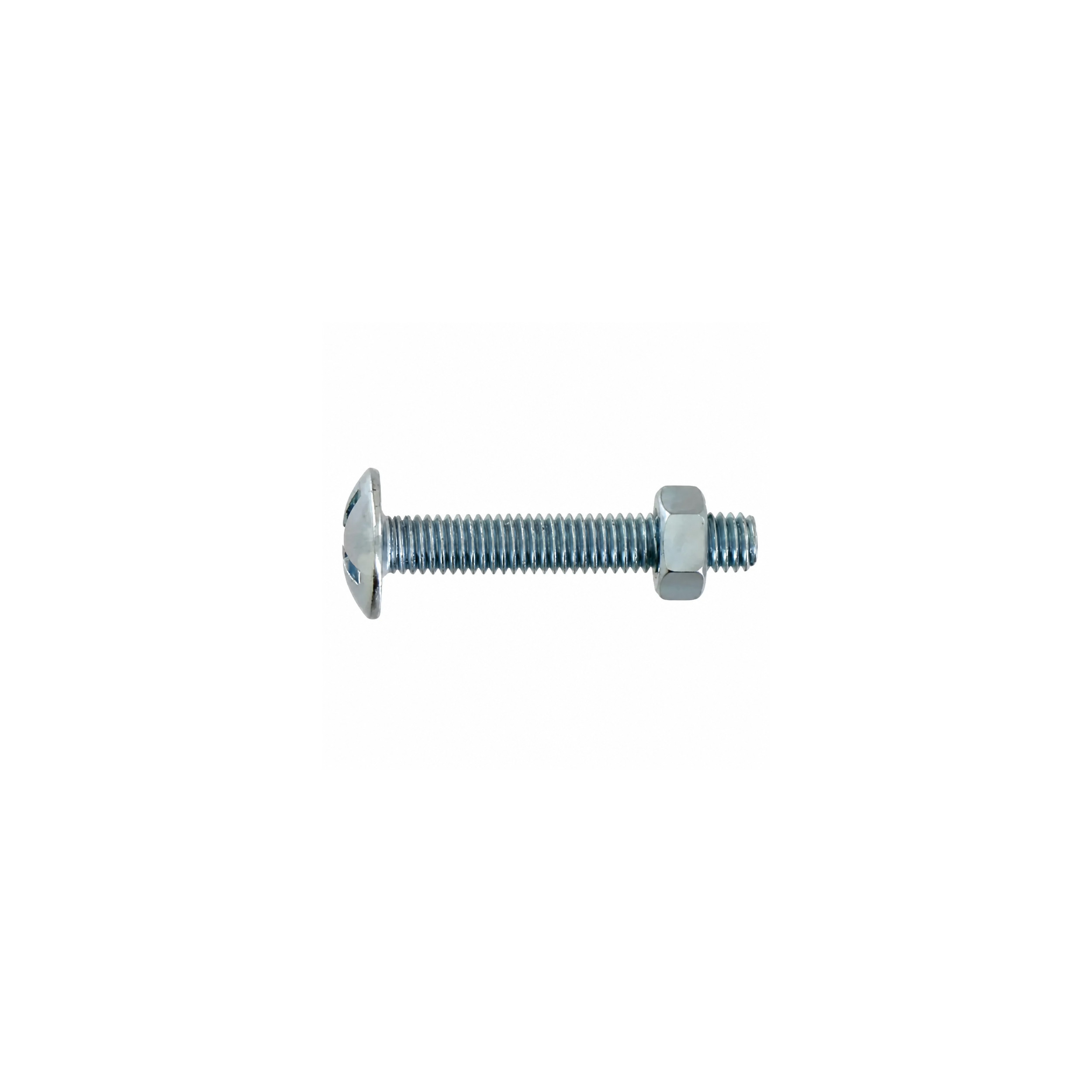 Boulon poêlier zingué 6x80, 4 pièces. VYNEX 027225