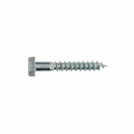 Zinc-plated steel lag bolt 8x140, 3 pieces.