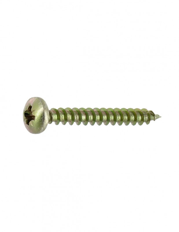 Geagglomereerde Pozidriv schroeven met ronde kop ABI 5x50, 10 stuks.