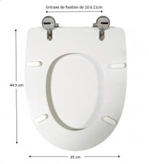WC-Sitz für Wand-WC der Marke ALLIA Agora, Desirade und SELLES Royan 2 Dito