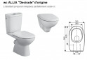 Copriwater per WC di marca ALLIA Agora, Desirade e SELLES Royan 2 Dito Copriwater per WC di marca ALLIA Agora, Desirade e SELLES Royan 2 Dito