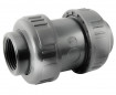 Terugslagklep met veermechanisme PVC druk inschroefbaar vrouwelijk 15x21, PN16