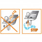 Glu-Glu Stop" automatisch antilekventiel voor wastafel en bidet, diameter 40 mm