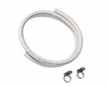 Flexible butane and propane hose, 6x12 with clamp, 1 meter