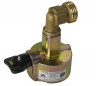 Gasflaschenadapterhahn für Anschlussventil Durchmesser 27 mm Gasflaschenadapterhahn für Anschlussventil Durchmesser 27 mm