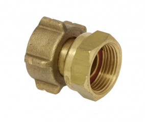 Raccord gaz double femelle 20x150