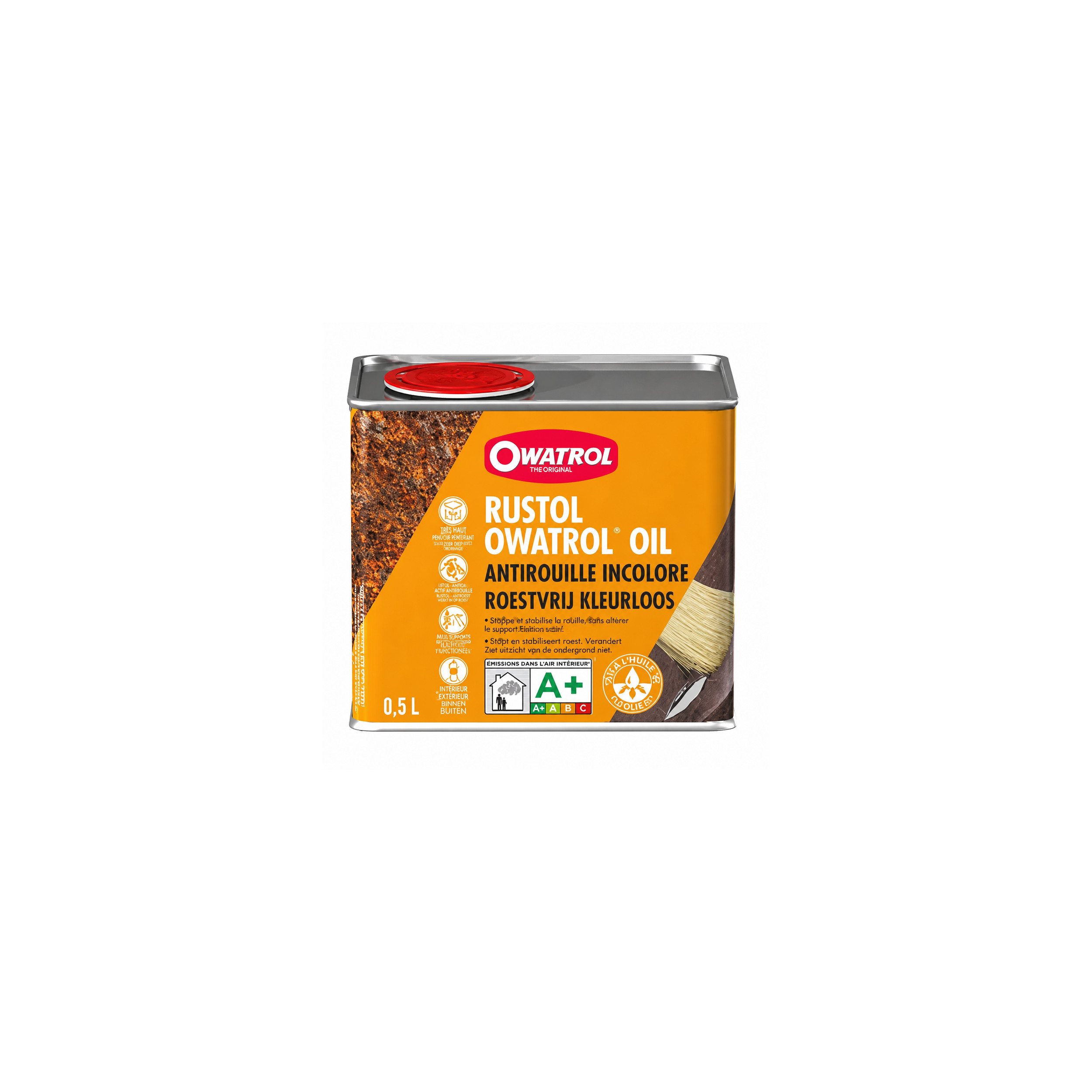 Rustol farbloses Rostschutzmittel, 500 ml Kanister