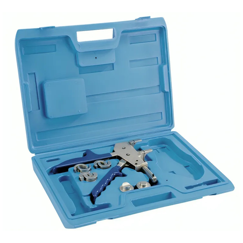 Set schuifklemmen voor 12, 16, 20 en 25 mm PER pijp, adapters en stoppen