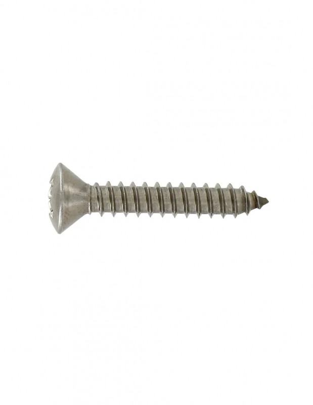 Ovale tapschroef met verzonken kop, roestvrij staal A4 3,5x13, 26 st.