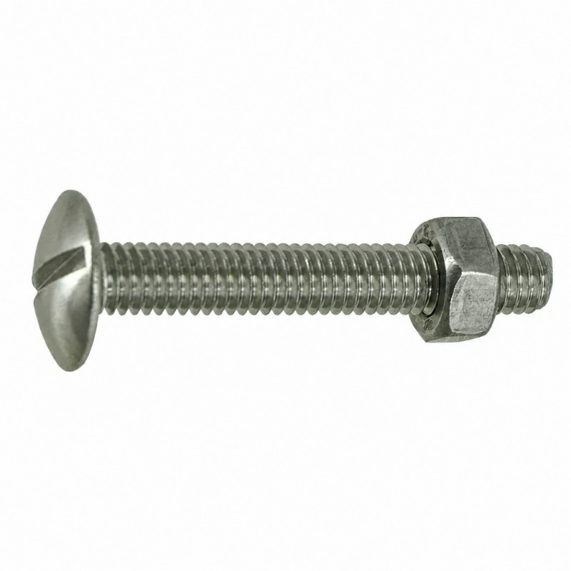 Bullone poêlier inox A2 6x40mm, 4 pezzi. Bullone poêlier inox A2 6x40mm, 4 pezzi.