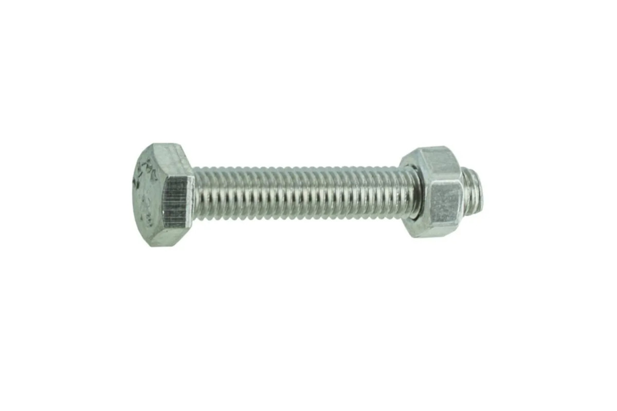 Hex head bolt stainless steel A4 6x30mm, 8 pieces. Hex head bolt stainless steel A4 6x30mm, 8 pieces.