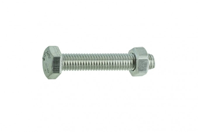 Tornillo cabeza hexagonal acero inoxidable A4 6x30mm, 8 uds.