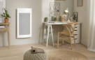 SOLIUS NEO verticale elektrische straler 1000 W, programmeerbaar digitaal bedieningspaneel, wit