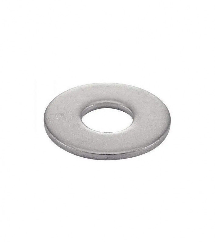 A2 roestvrijstalen middelgrote sluitring, 6 mm diameter, 80 stuks.