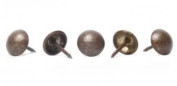 Oude bronzen stoffeernagel 10 mm, 46 gram.