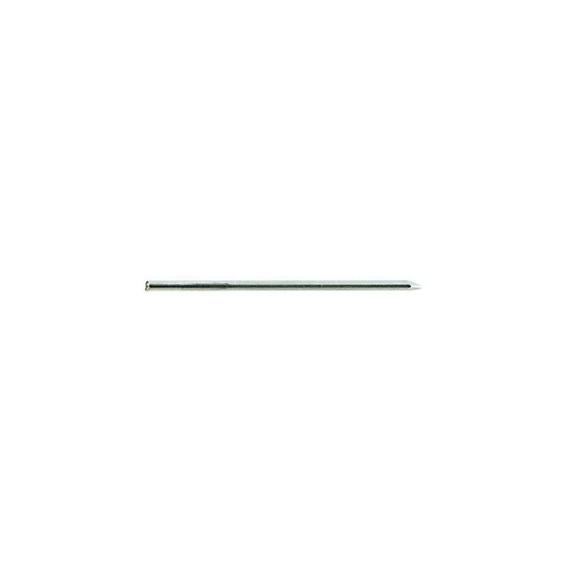 Platte punt in gegalvaniseerd staal 0.9x25mm, 220 stuks.