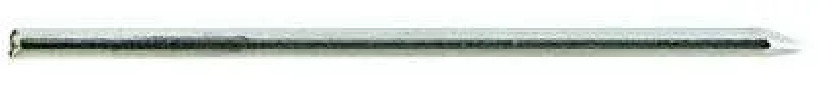 Platte punt in gegalvaniseerd staal 0.9x25mm, 220 stuks.