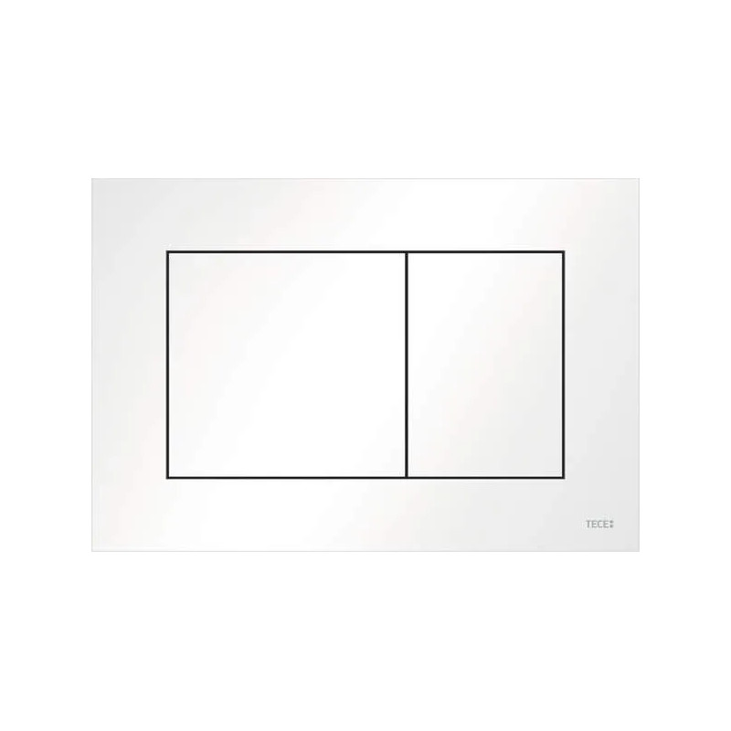 TECE nu wc-ontgrendelingsplaat, two-touch, wit.