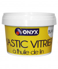 Weißer Glaskitt mit Leinöl, 500g