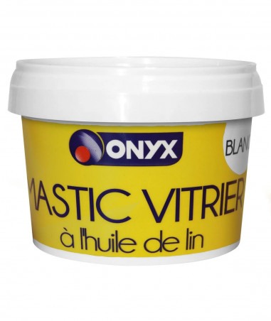 Weißer Glaskitt mit Leinöl, 500g