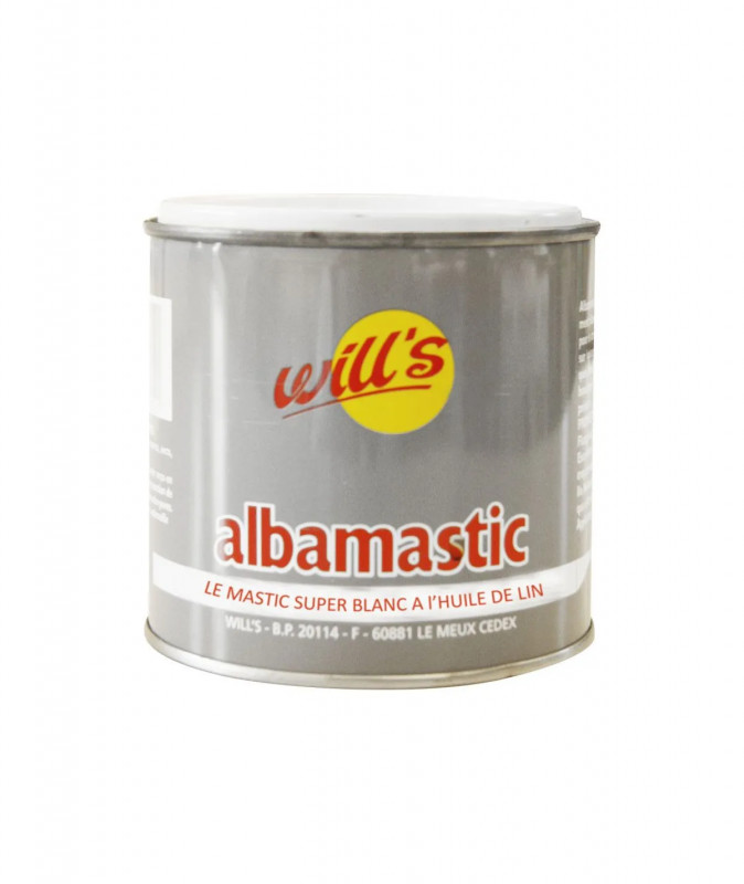 Super witte stopverf met lijnolie, 1kg
