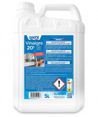 Aceto domestico concentrato 20 gradi, 5 litri