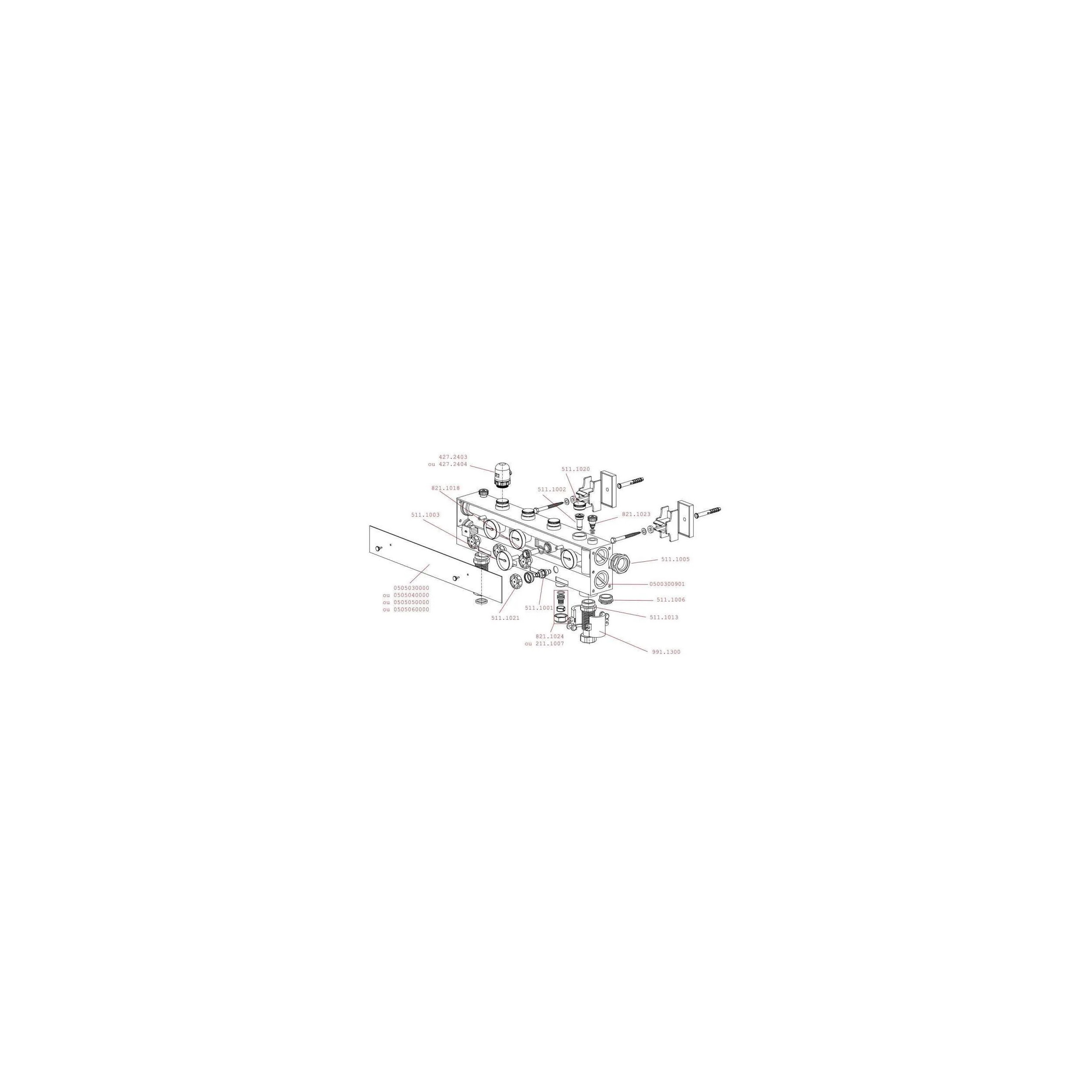 Plexiglass de façade pour collecteur 5 0505050000 — free download