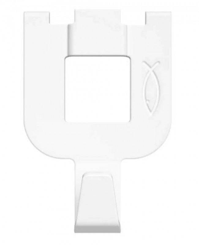 Fast & Fix wandhaak, wit, blisterverpakking van 8 stuks