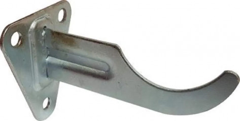 Supporto per radiatore in acciaio con base triangolare, 100 mm, a vite