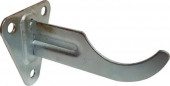 Supporto radiatore in acciaio con base triangolare, 100 mm, da avvitare