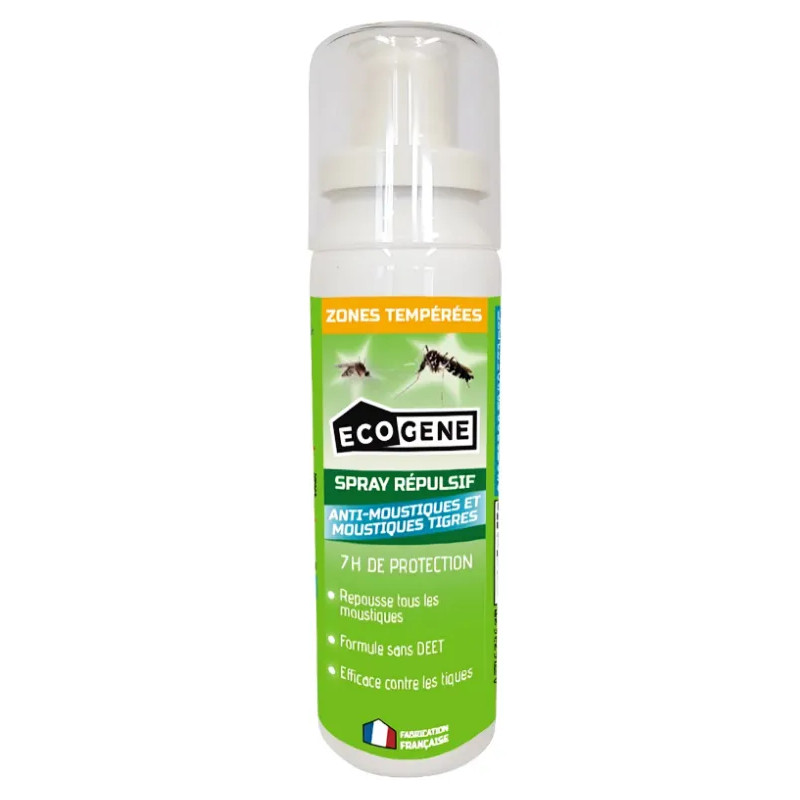 Muggenwerende spray, inclusief tijgers, gematigde zones 100 ml