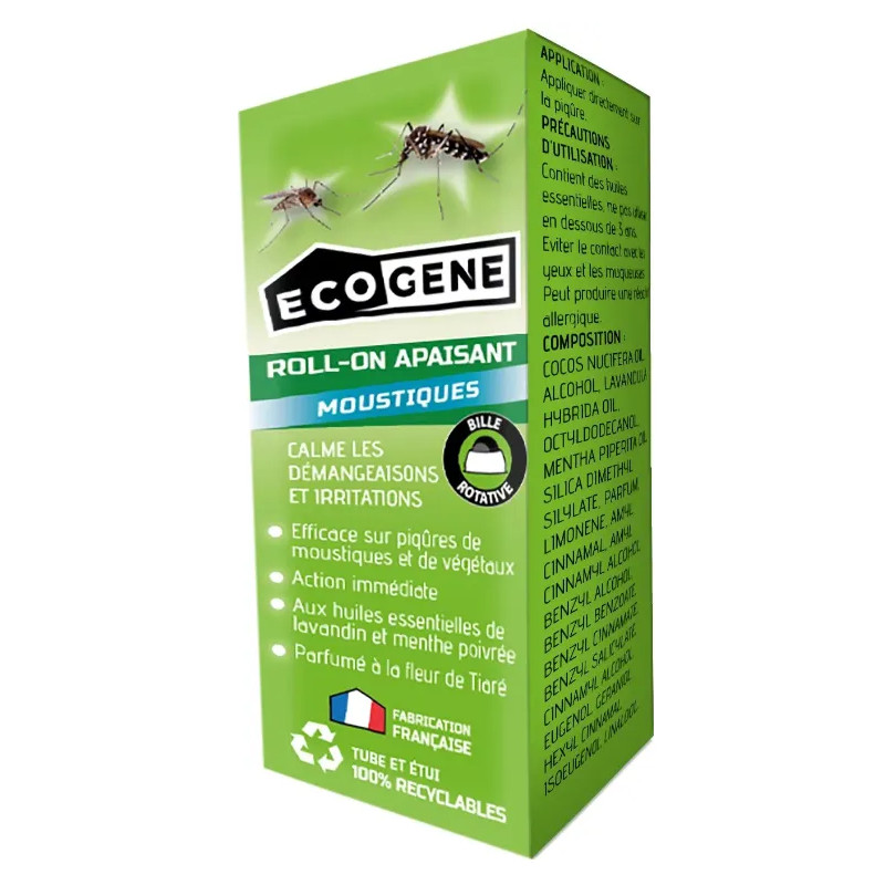 Kalmerende gel voor jeuk en irritatie veroorzaakt door muggenbeten, 7 ml